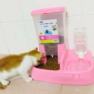 新品 其猫咪用品猫狗双自动饮水猫食盆自动喂食碗器狗盆宠物狗狗用