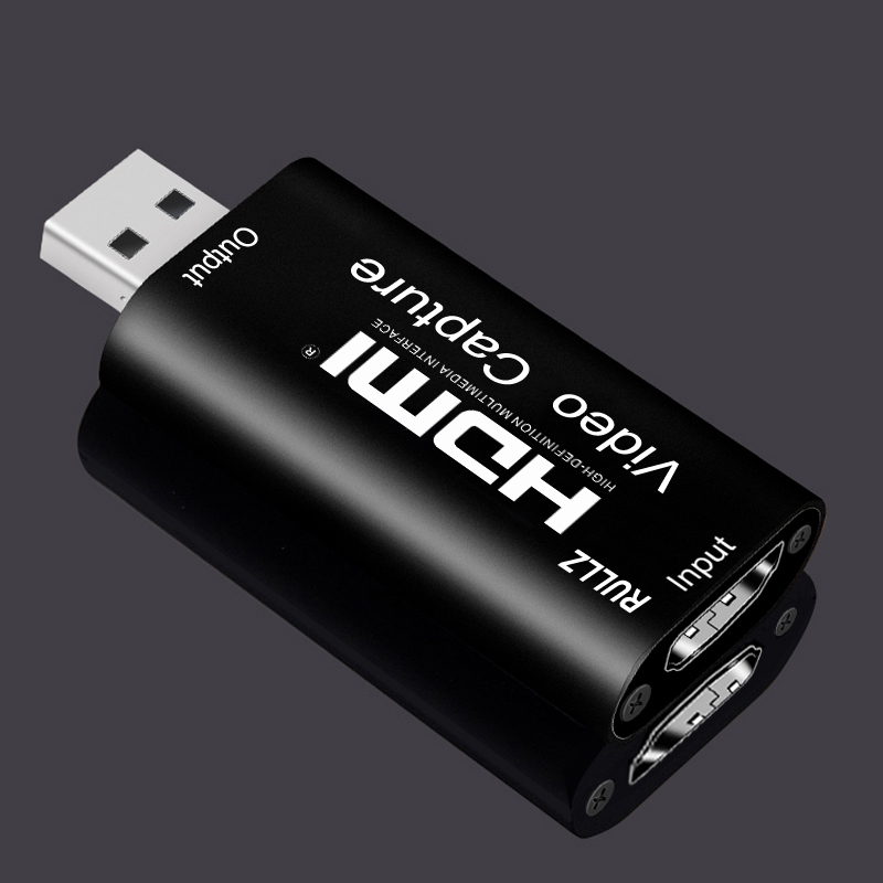 USB 2.0 HDMI采集卡电脑手机游戏教学课程PS4视频录制盒在线直播