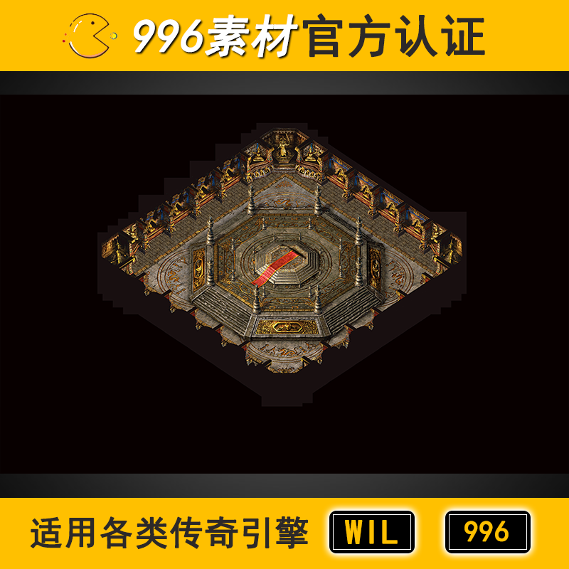 封神boss 副本地宫小阻1层100 传奇地图素材高清地砖无缝封边996