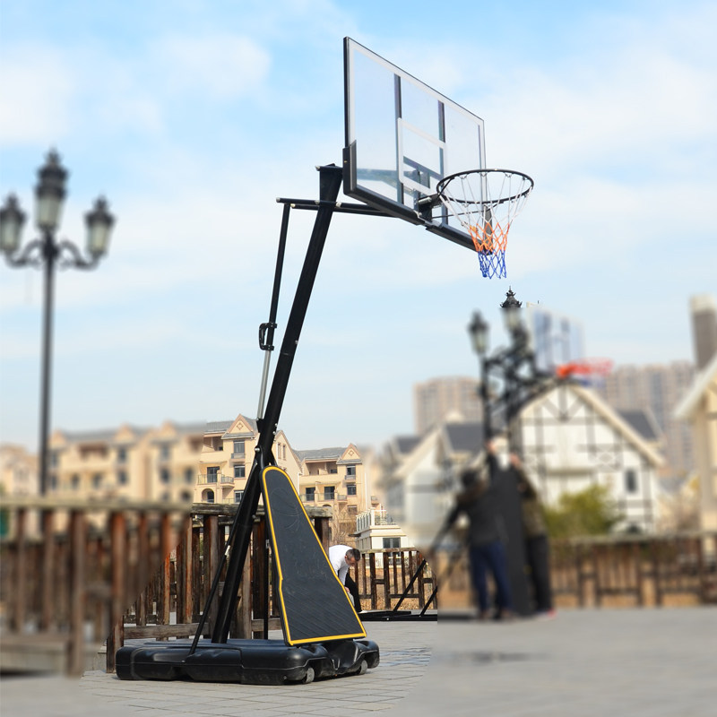 成人青少年儿童家用可移动升降标准比赛篮球筐户外便携式篮球架子