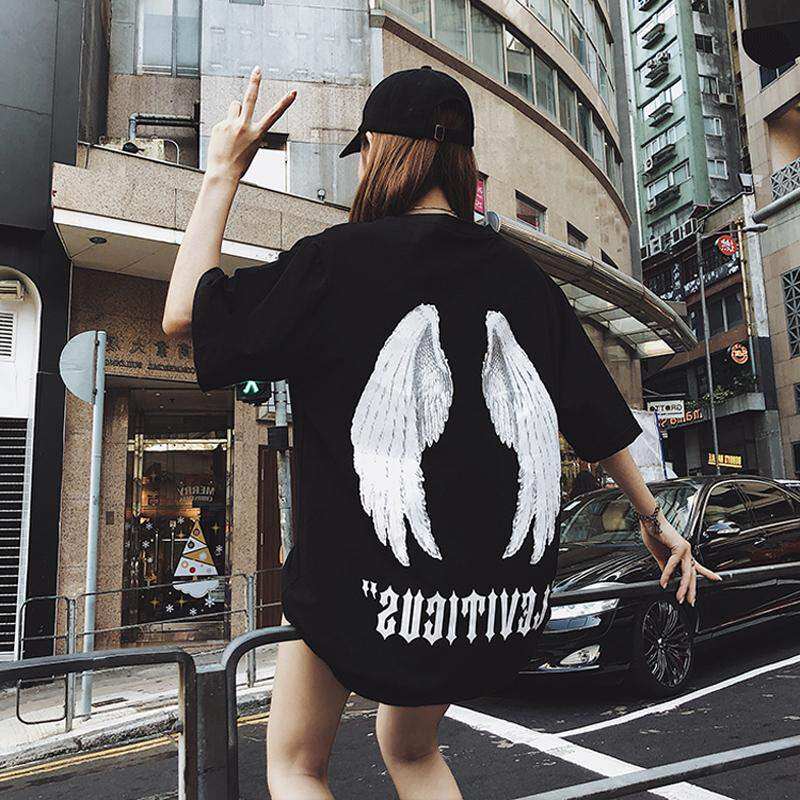 恩施耐克官网新品cec短袖女2019新款ins潮大版嘻哈bf中长款t恤裙在类目 女装/女士精品, 大码女装中 - 来自Buy2taobao.com提供专业的淘宝代购服务