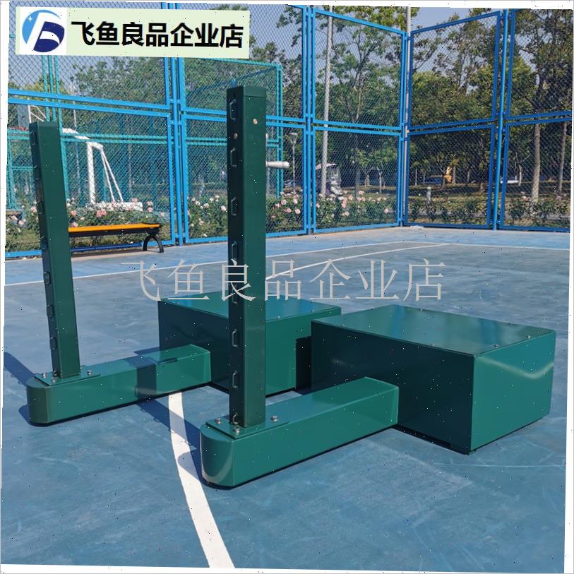 网球网 标准耐双打比赛训t练用网球拦网 地埋固定预埋式网球架柱,