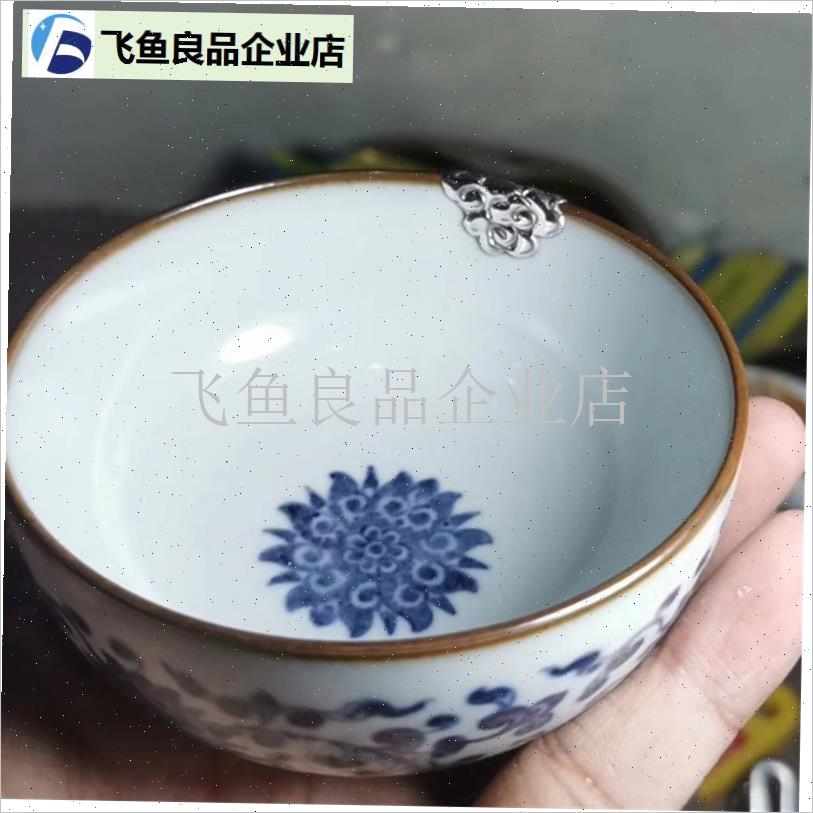 紫色陶罐陶瓷锅h盖喷口包裹银包裹边缘包裹嘴无迹钉金修覆修覆缺,