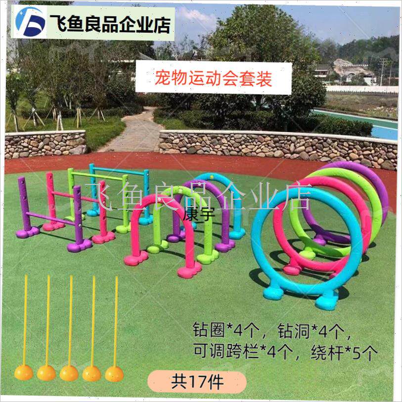 简易训犬器e材宠物运动会敏捷训练户外狗玩具娱乐道具小区公园,