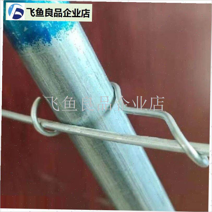温室大棚配件骨hi架热镀锌管线卡钢管卡扣压顶簧钢丝钩夹卡子顶,