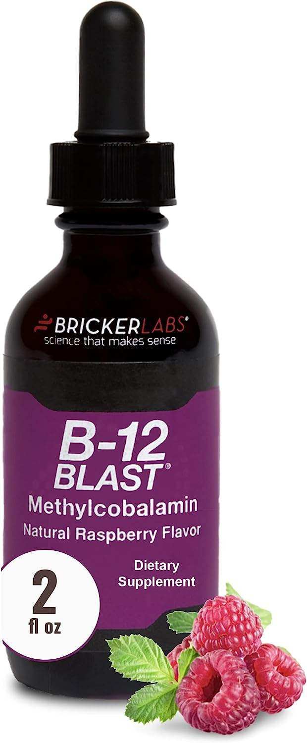 bricker labs b-12 blast supplement to support energy 2oz
