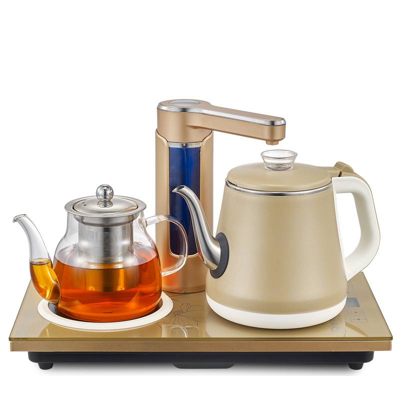 家用纯净矿泉桶装水电动抽水器自动抽水泵饮水机茶台套装加热茶具