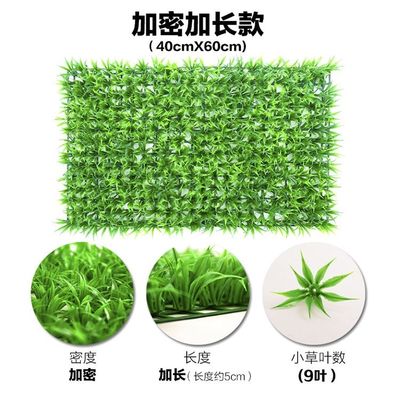 新款鱼缸水草春草绿草垫草丛假婚礼绿草仿真草坪绿草坪塑料草皮幼