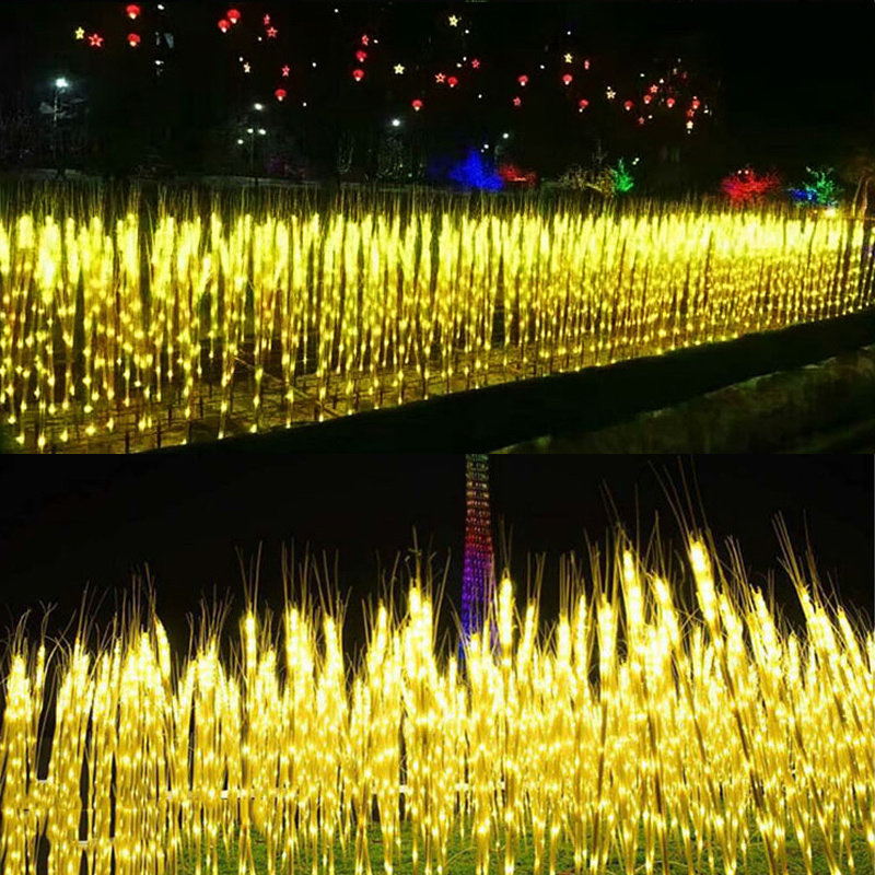led芦苇灯户外插地景观灯小品灯夜景工程亮化麦穗灯光纤草坪灯具