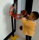 迷你儿童篮球架篮框便携幼儿园强身玩具篮球板篮球架子女孩运动