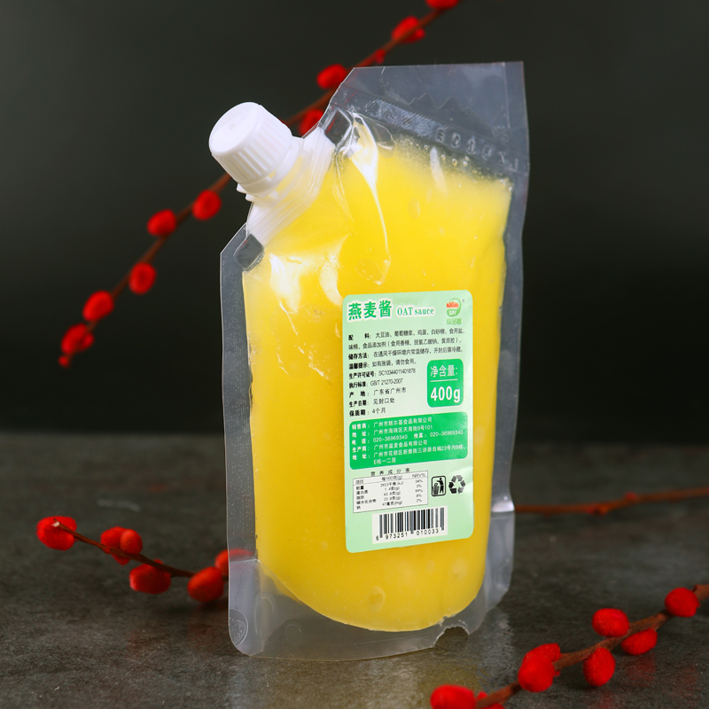 糕品基燕麦酱  麦香餐包白雪黄金奶酱金丝燕麦包燕麦雪饼400g