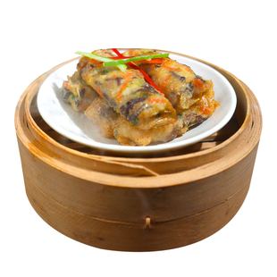 加藤利日式鸡丝腐皮卷 广式酒楼经典茶点 20条 鸡肉腐竹卷港式点