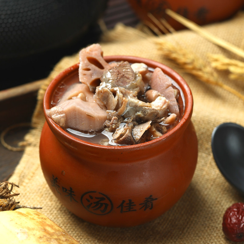 广东莲藕炖排骨汤350克商用调料包半成品方便汤即食中式简餐汤