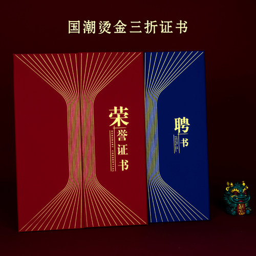 星光大道荣誉证书高级感聘书