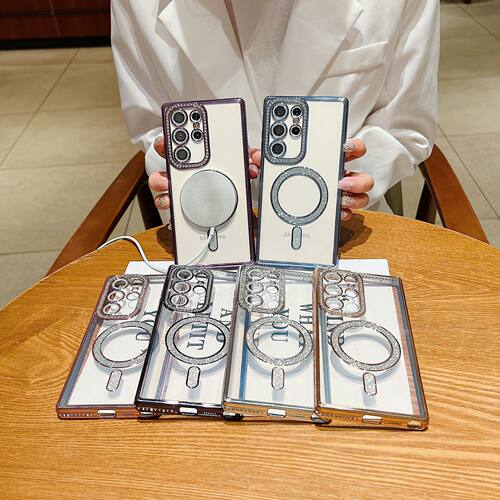 适用samsung三星s26Ultra s25Plus s24 s23 s22  a36a57a56Galaxy Magnetic phone case protective磁吸