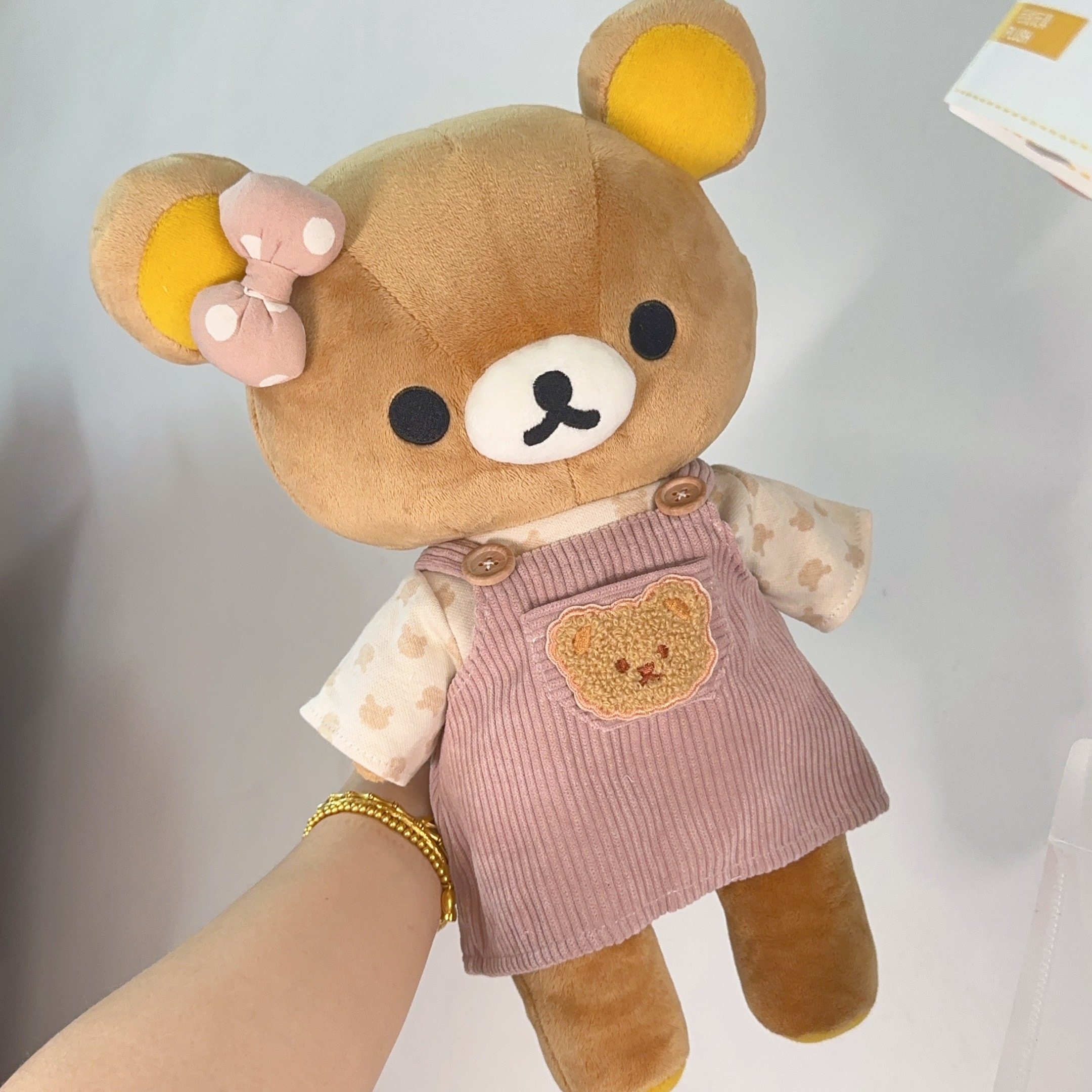 40厘米轻松熊衣服M码毛绒泰迪熊着替灯芯绒超短裙搭配婴儿棉T恤,模玩/动漫/周边/娃圈三坑/桌游,棉花娃娃/毛绒玩具娃衣,淘宝优惠券,粉丝福利购,淘宝优惠卷