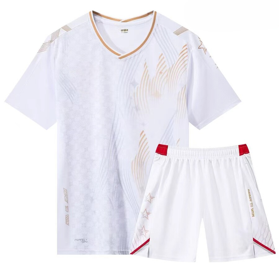 新款羽毛球服套装男女短袖速干透气运动比赛服大赛服团队印字定制