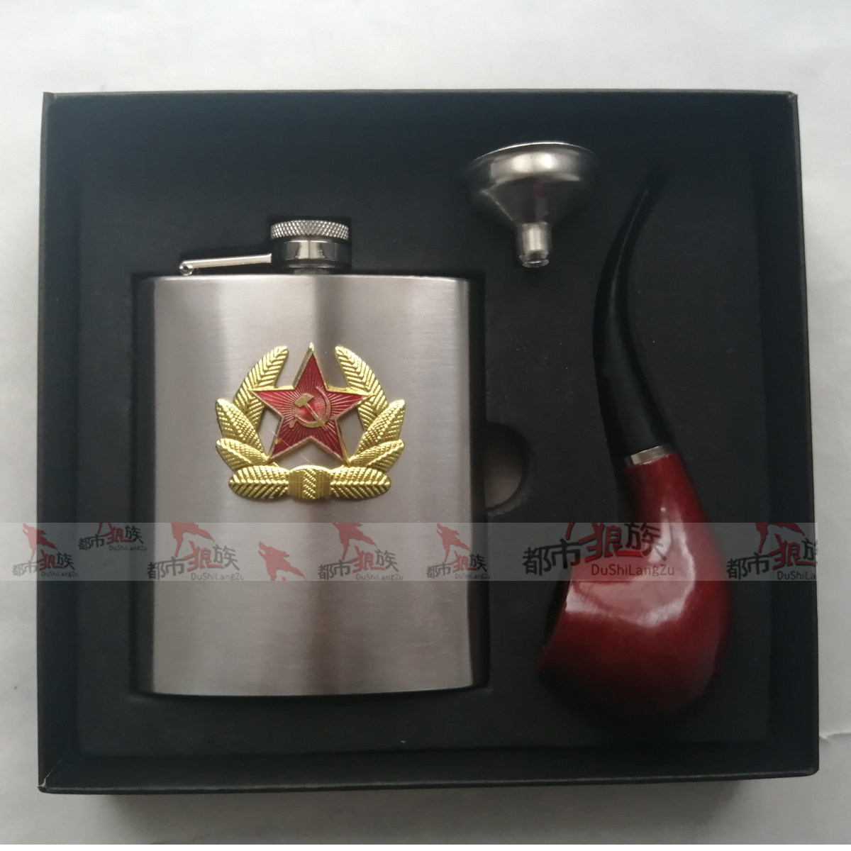 304不锈钢酒壶7oz/烟斗 男士礼品 商务礼品 烟具烟斗酒具男士礼品