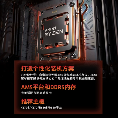 AMD Ryron R9 7950x процессор (R9) 5NM16 Core 32 потока 4,5 ГГц 170 Вт Новая коробка процессор