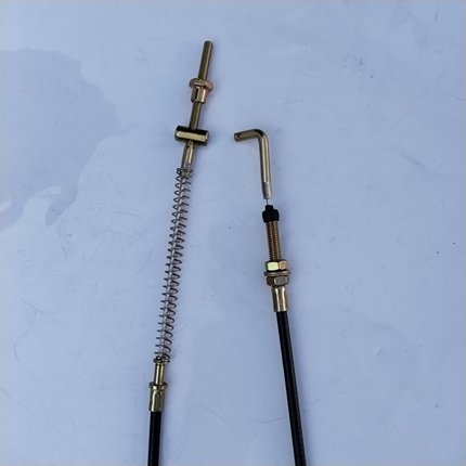 电动休闲三轮车摩托车带勾线手刹线带钩脚刹线弯钩刹车线7型直钩