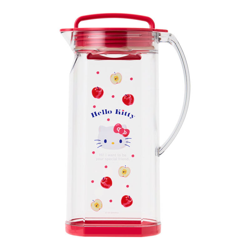 日本Sanrio正品Hello Kitty 塑膠冷水瓶(Fruit)