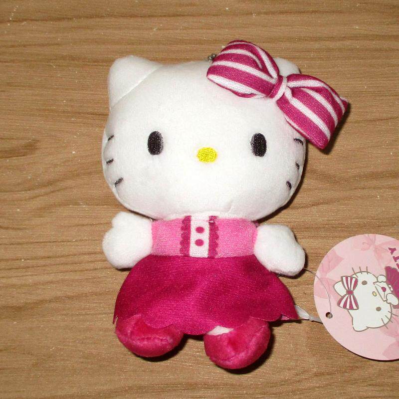 日本Sanrio正品Hello Kitty 毛絨公仔匙扣包掛件(樂園)