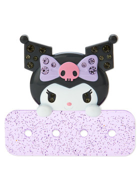 日本Sanrio正品Kuromi可羅米 紙夾封口夾子(My Pachirun)