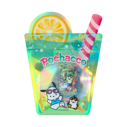 日本Sanrio正品PC狗Pochacco 袋裝貼紙(夏)