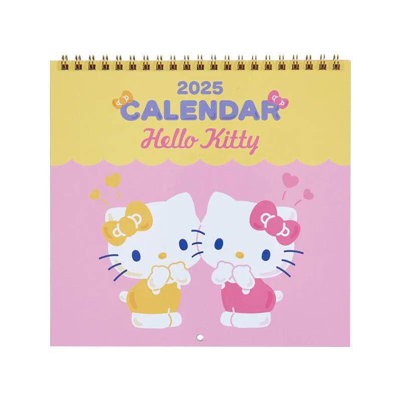 日本Sanrio正品Hello Kitty 2025年小掛曆月曆日曆