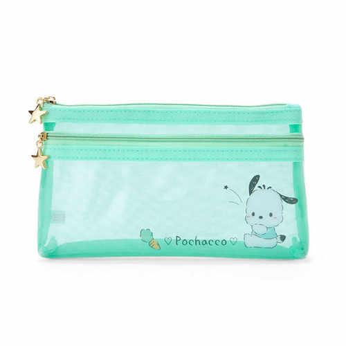 透明正品日本兩層筆袋Sanrio