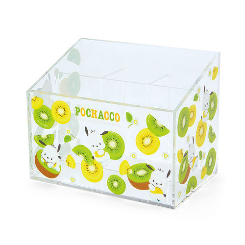 日本Sanrio正品PC狗Pochacco 筆筒文具座(水果)