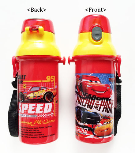 日本Disney正品Cars汽車總動員 兒童運動水壺旅行水樽480ml