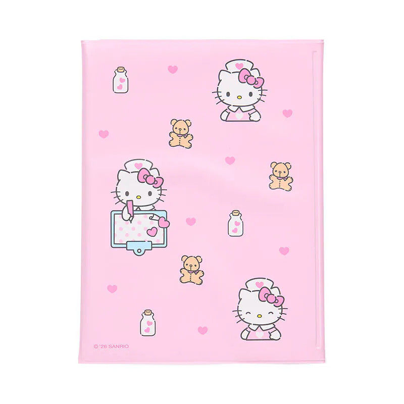 日本Sanrio正品Hello Kitty 卡包証件包護照收納本(醫院)