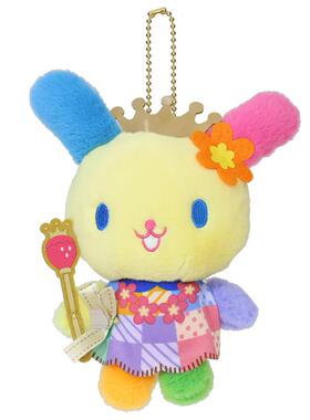 日本Sanrio正品Usahana花兔 毛公仔匙扣包掛件FRAGARIA MEMORIES