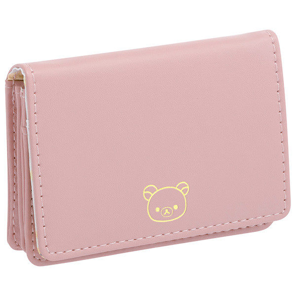 日本SanX正品Rilakkuma鬆弛熊 卡包零錢包硬幣包(粉紅)
