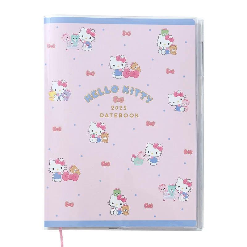 日本Sanrio正品Hello Kitty 2025年A5月間手帳記事本