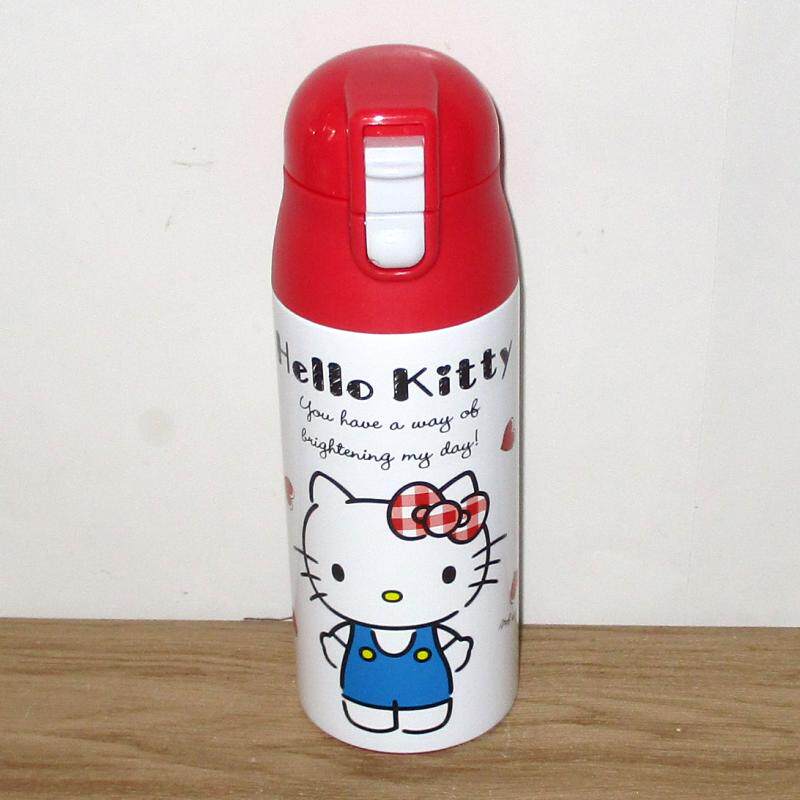 日本Sanrio正品Hello Kitty 不鏽鋼兩用保冷水杯保溫水壺360ml