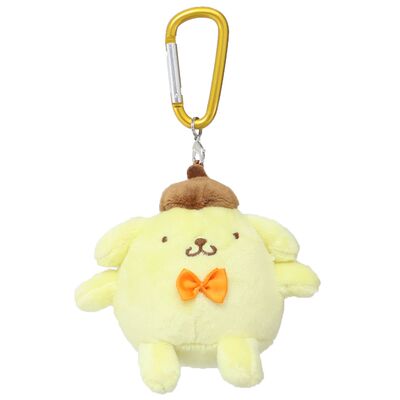 日本Sanrio正品Pompompurin布甸狗 毛絨公仔匙扣包掛件(爬山扣)