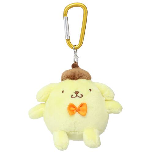 日本Sanrio正品Pompompurin布甸狗 毛絨公仔匙扣包掛件(爬山扣)