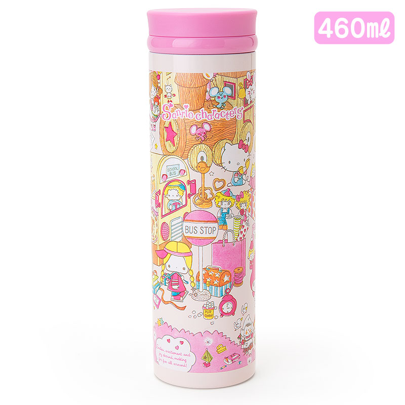 日本Sanrio正品Kitty小雙星Melody 不鏽鋼保溫杯保冷水壺460ml