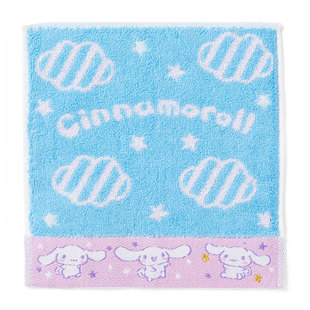 日本Sanrio正品Cinnamoroll玉桂狗 純棉手帕手巾毛巾(繻子織)