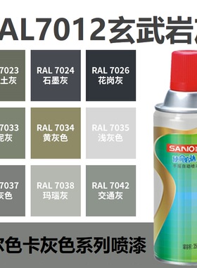 三和喷漆RAL7012玄武岩灰ral7035浅灰色7032/9003信号白自动喷漆