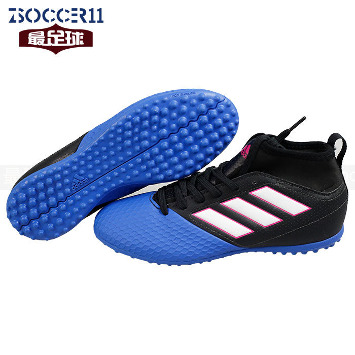 zsoccer11足球adidas阿迪达斯ACE17.3 TF碎钉儿童足球鞋BA9223