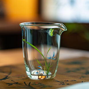 加厚耐热透明玻璃公道杯分茶器日式功夫茶具公杯茶海茶盅茶道配件