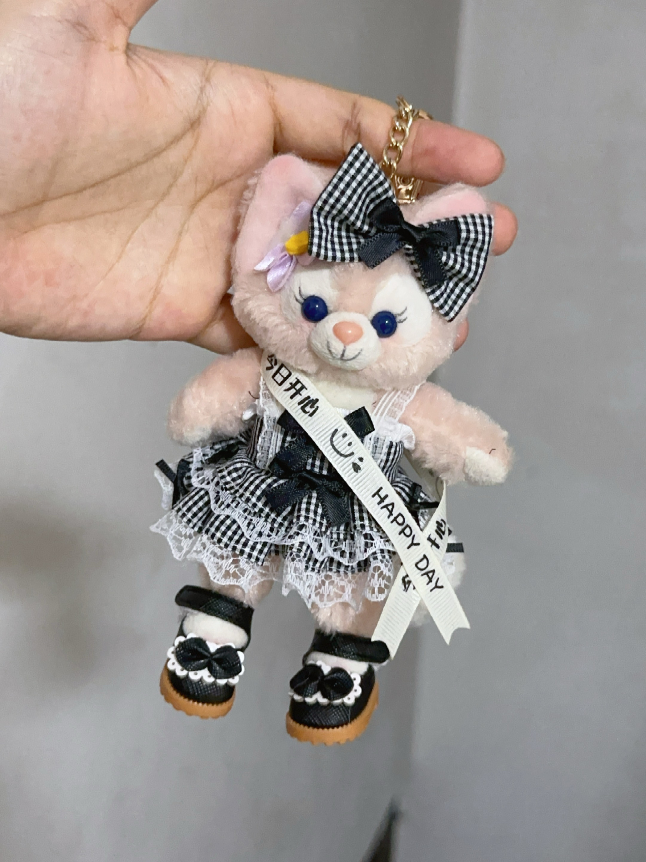 「今日开心」玲娜贝儿冰箱贴挂件娃衣衣服站姿包挂钥匙扣着替衣服