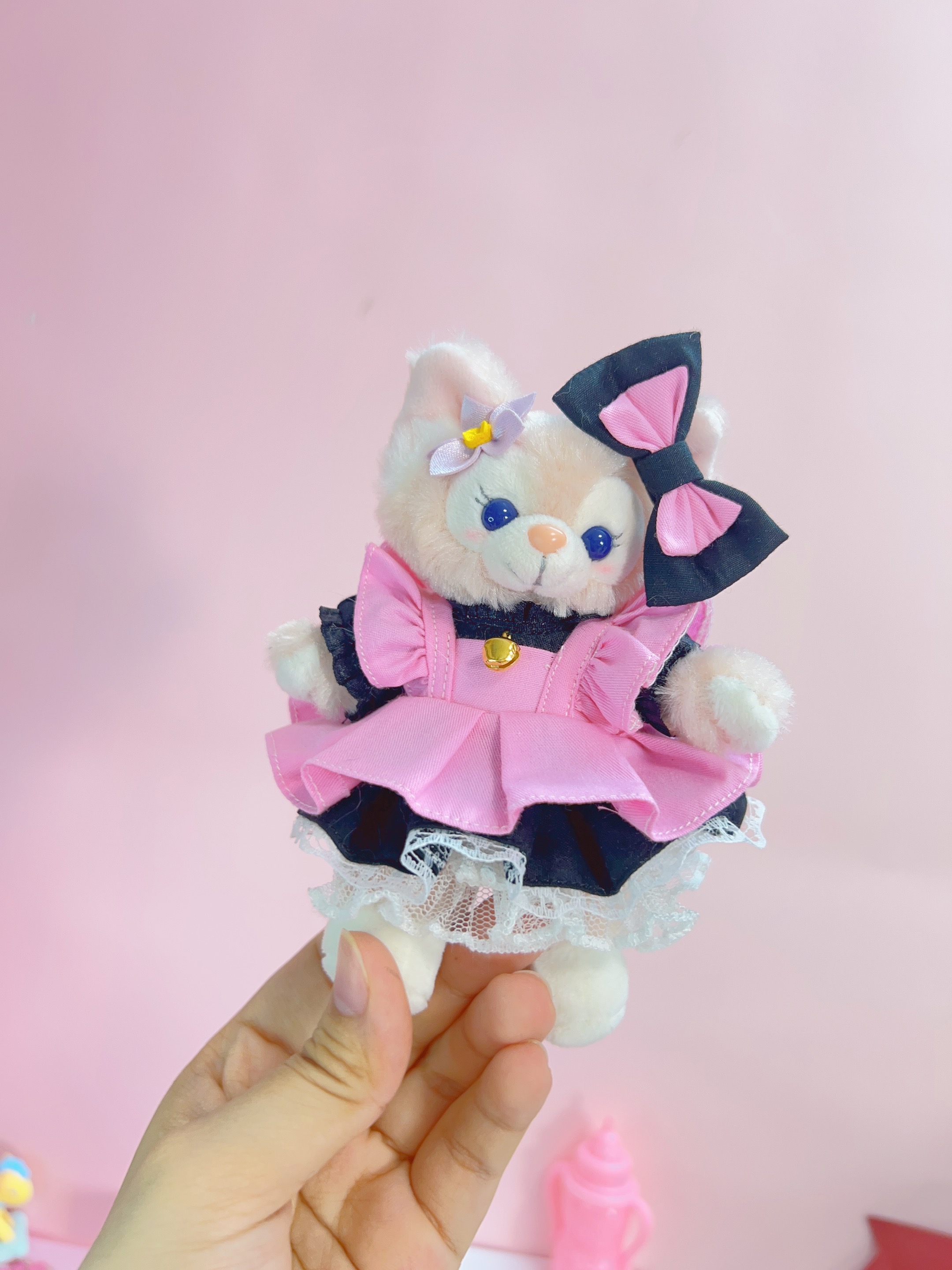 南风格子手作玲娜贝儿挂件衣服