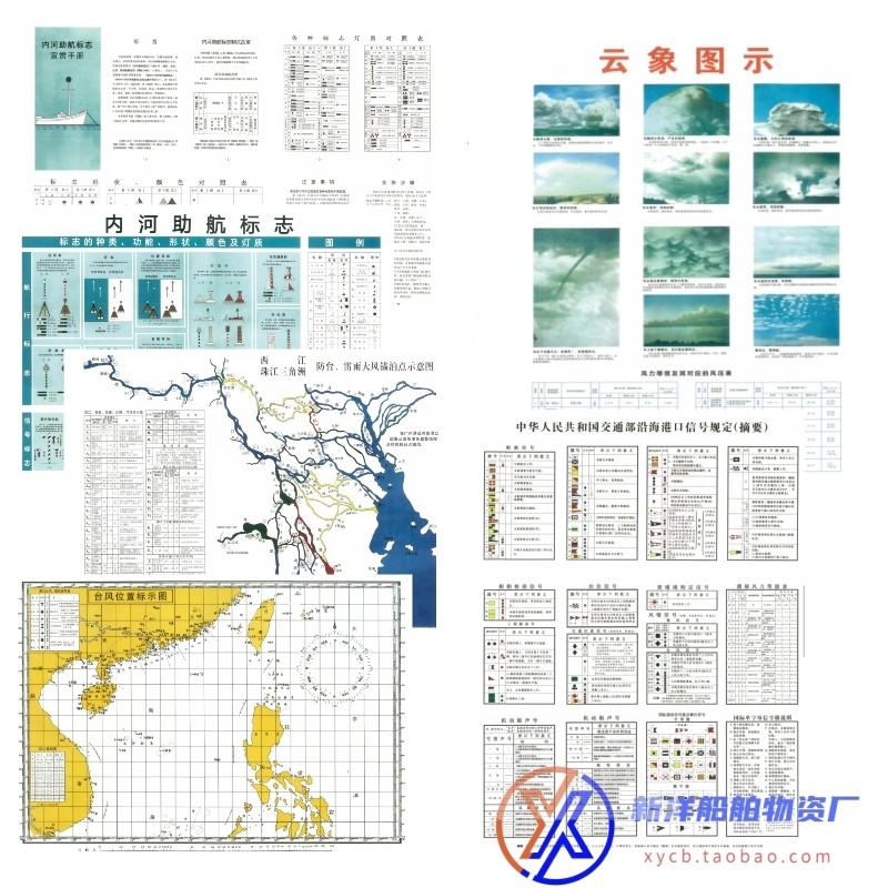 云象图台风标示图沿海港口信号规定摘要内河船舶助航标志宣贯手册