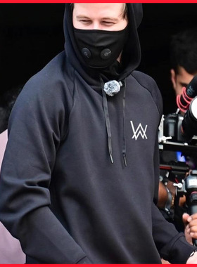 艾伦沃克AlanWalker行者世巡演唱会周边连帽卫衣电音秋冬衣服外套