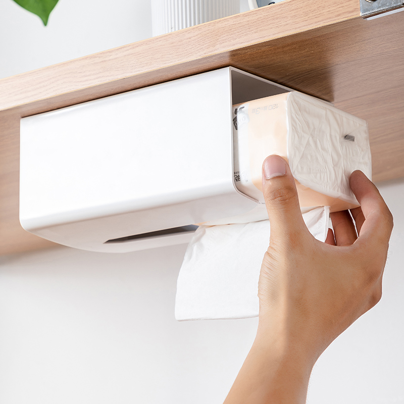 抽纸盒壁挂家用客厅创意厨房纸抽盒卫生间厕所倒挂纸巾盒挂壁式