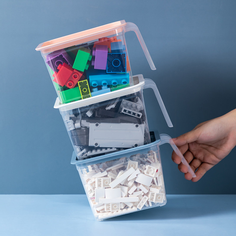 乐高盒子乐高积木收纳盒整理箱小颗粒lego分类盒子透明玩具零件盒